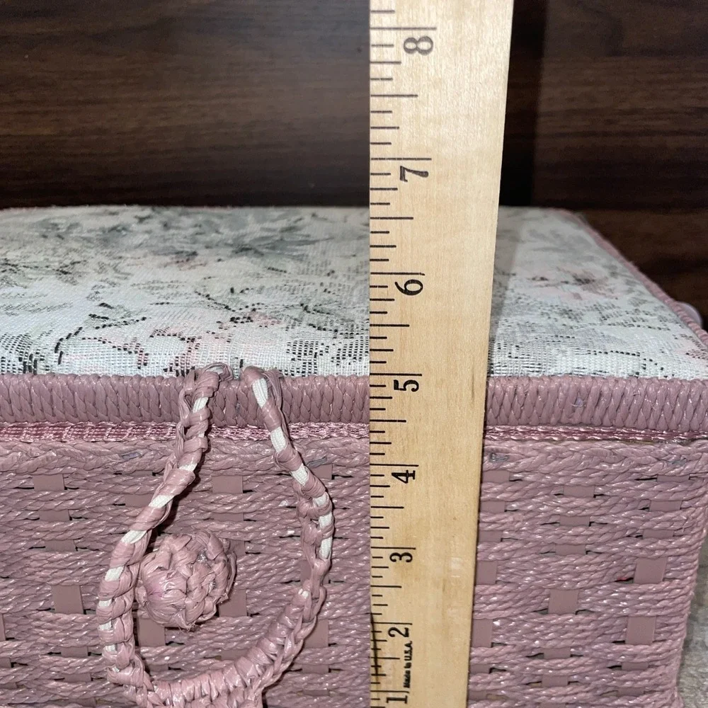 Small Sewing Basket‎ Floral Fabric 12